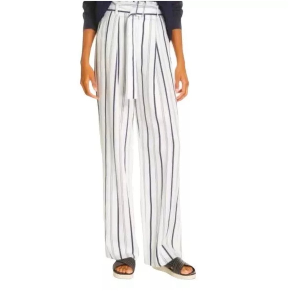 Vince Belted Strippe Pants